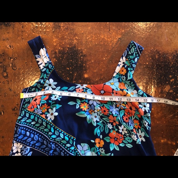 Maeve Anthropologie dress summer 4 blue Hawaiian - Picture 8 of 8